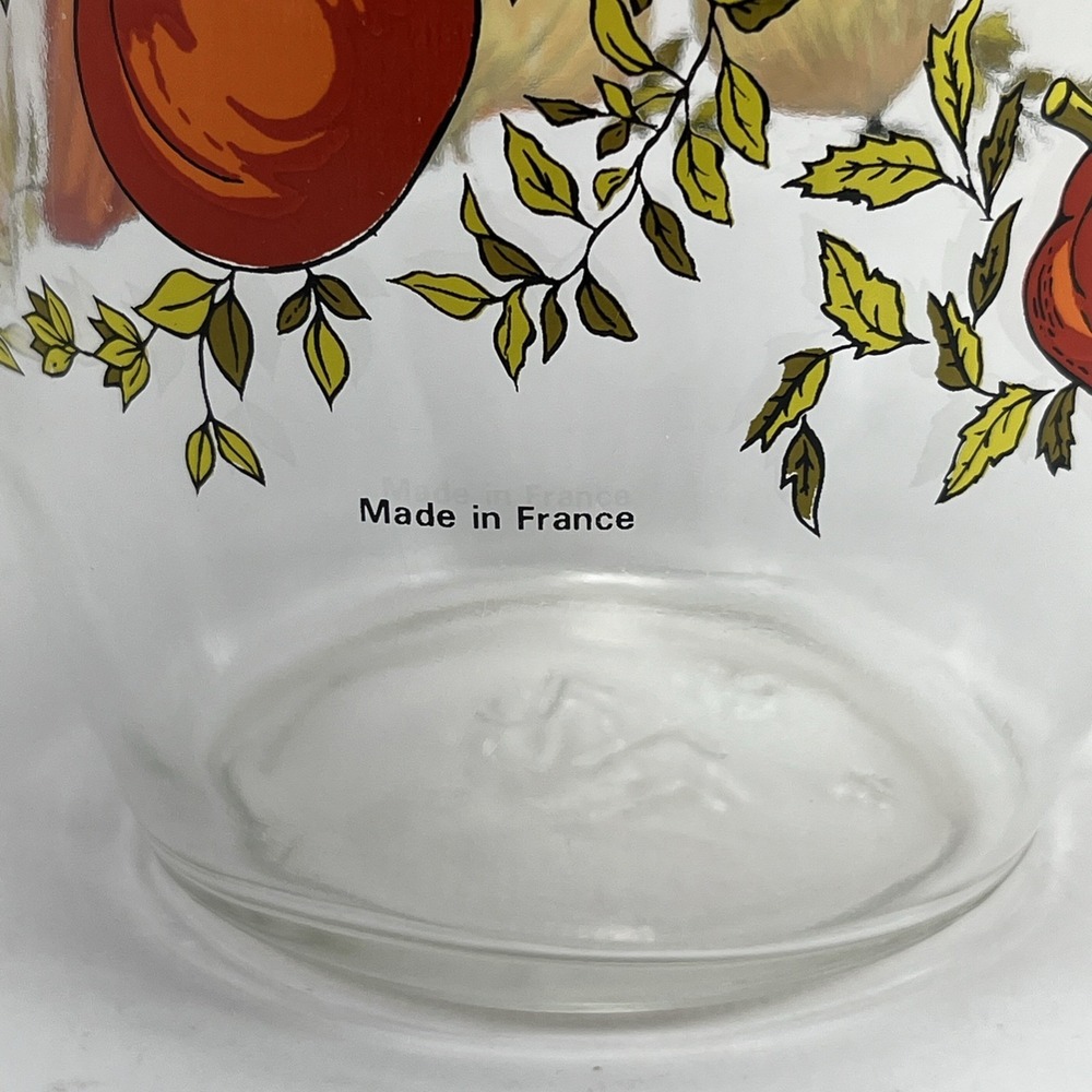 Vintage ARC SPICE of LIFE 2L Glass Jar Canister France Mushroom Cottagecore Boho - Picture 3 of 16